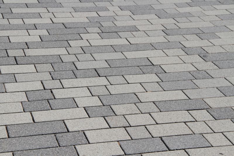 Paver Patio with Geometric Pattern