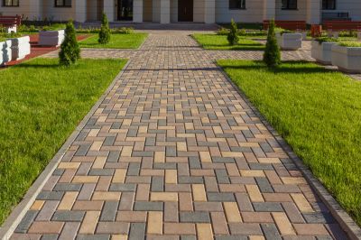 Elegant Pavers Pathway
